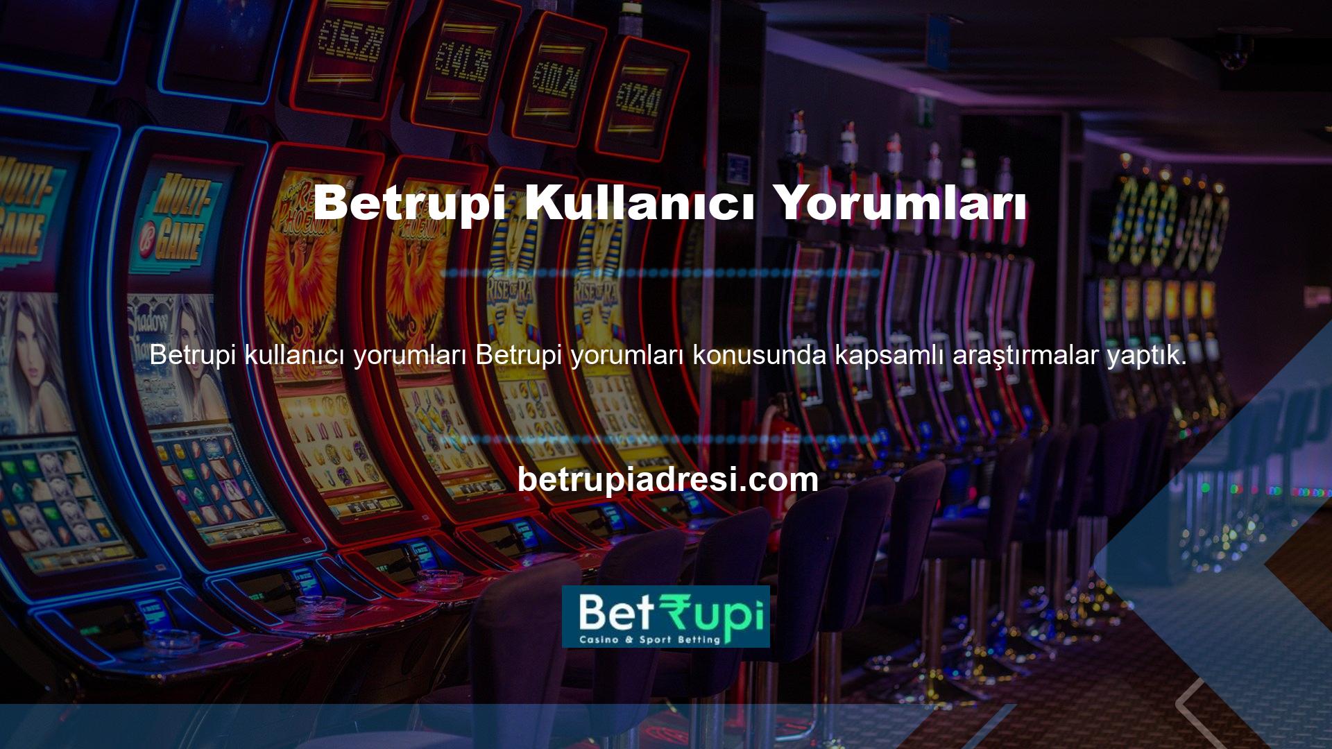 Genel olarak, Betrupi küresel bir bahis platformudur